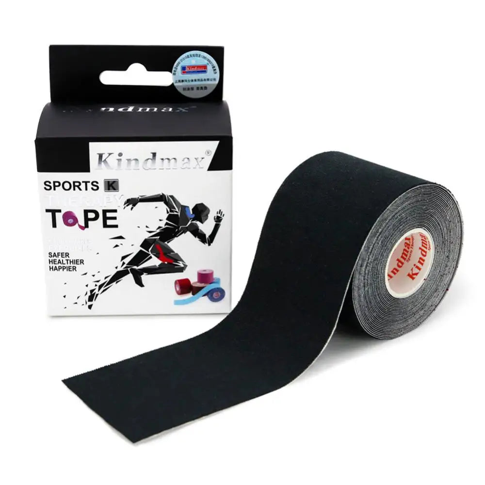 Kindmax Cotton Elastic Kinesiology Tape in Box Sportsman Athletes Injury Prevention Pain Relief  Roll