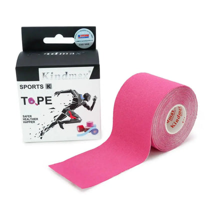 Kindmax Cotton Elastic Kinesiology Tape in Box Sportsman Athletes Injury Prevention Pain Relief  Roll