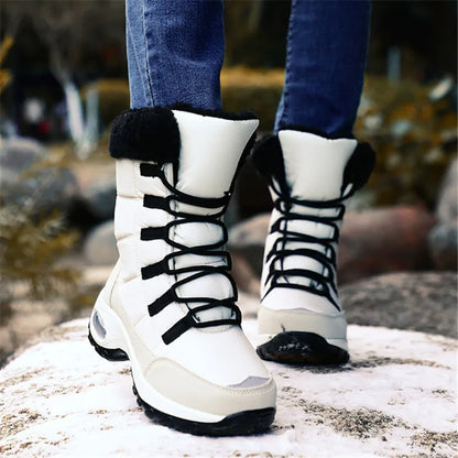 High Quality Waterproof Winter Women Boots Warm Plush Women's Snow Boots Outdoor Non-slip Sneakers Fur Platform Ankle Boots