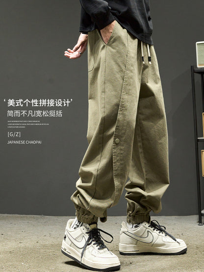 Trendy Retro Casual Boys Handsome Paratroopers Cargo Pants