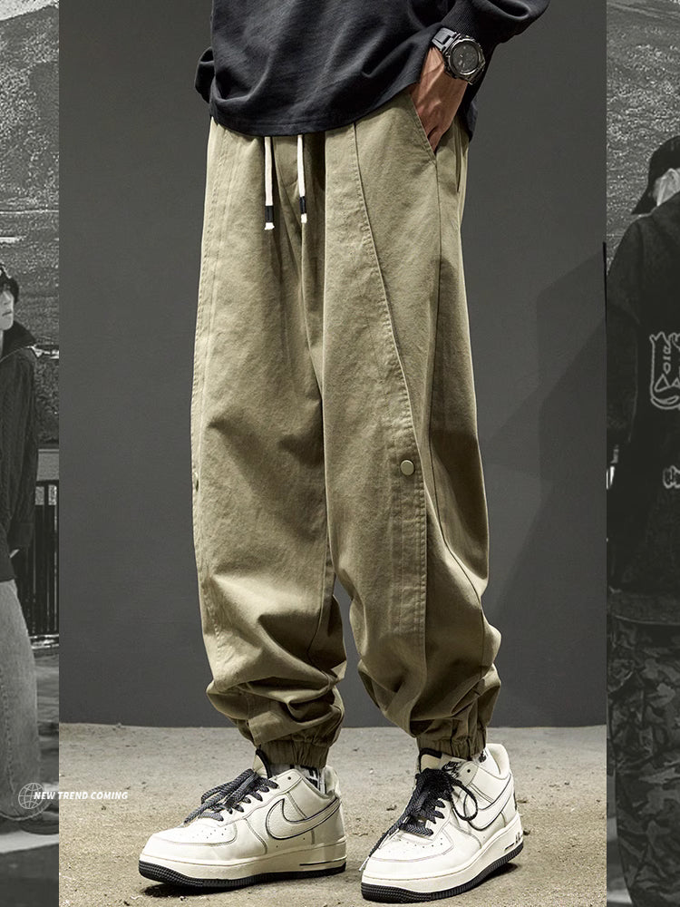 Trendy Retro Casual Boys Handsome Paratroopers Cargo Pants