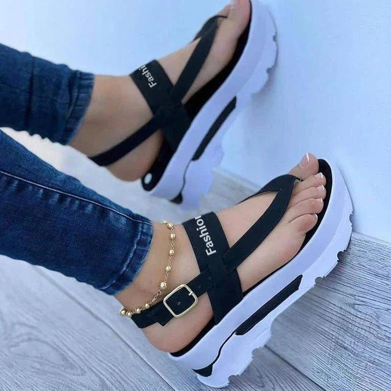 2023 New Sandals Shoes Women Flip Flops Women's Shoes Casual Ladies Shoes Buckle Women Shoe Open Toe Slipper Female Footwear