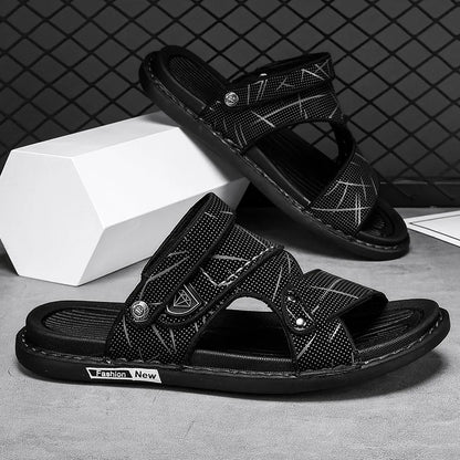 Mens Shoes 2024 Sandles Slippers for Men Sandals Leather Men's Sandals Cheap Summer Birkinstock Homme Adult Men's Sandal Genuine