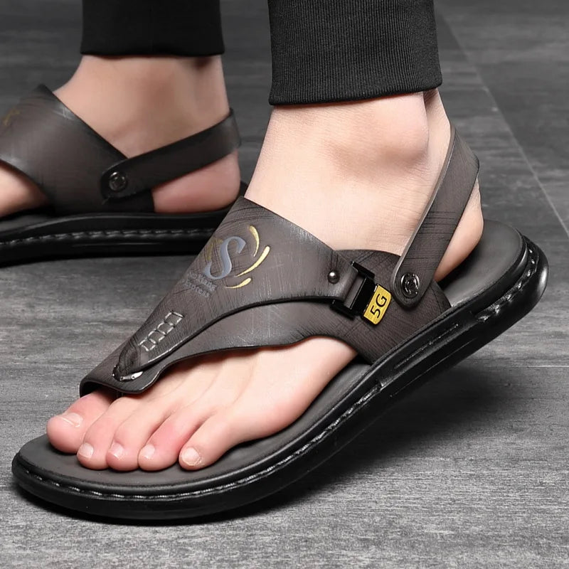 Men Sandals Summer Cushion Beach Holiday Sandals Male Casual Sport Sandalias 2023 Outdoor Retro Comforty Light Sandals Men