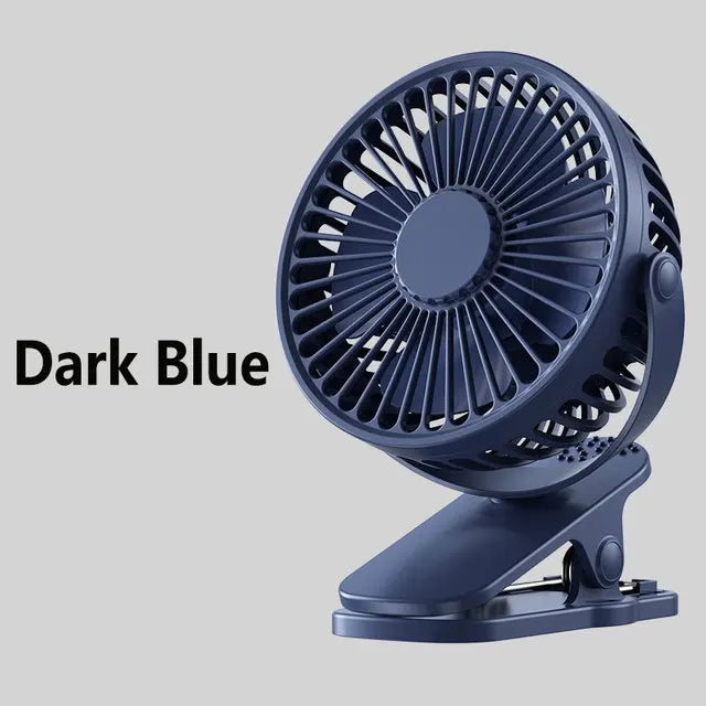 Xiaomi New USB Handheld Clip Fan Portable Rechargeable Fan High Quality Student Wireless Electric Fan Small Cooling Ventilador