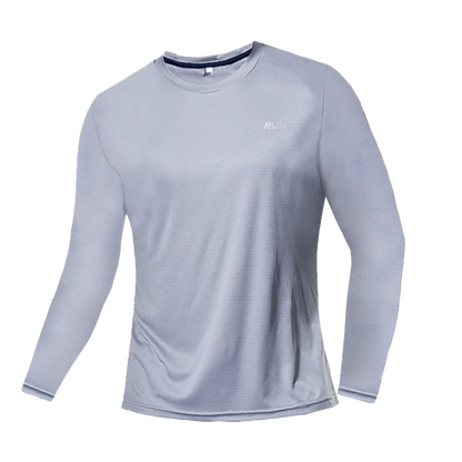 Quick Dry Breathable T-Shirt Sports Tops Training Clothes Long Sleeve T-Shirt Men's Autumn Running Gym Accessories Men Fitness