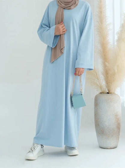 Eid Modest Clothing Muslim Kaftan Under Dress Abaya Dubai Islam For Women Robe Longue Caftan Marocain Femme Vestidos Musulmane