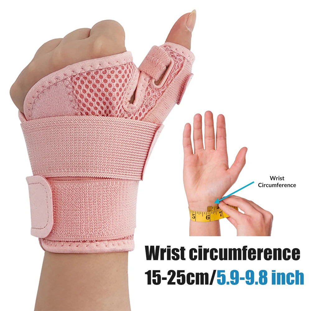 1Pcs Men Women Thumb Stabilizer, Wristband Support Bandage Sports Gym Hand Protector Pain Relief Left Right Hand Immobilizer