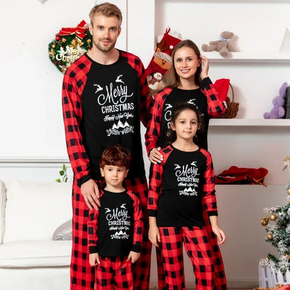 Family Matching Outfits Sleepwear Father Mother Daughter Clothes Family Matching Outfits Pajamas Set 2023 New Christmas