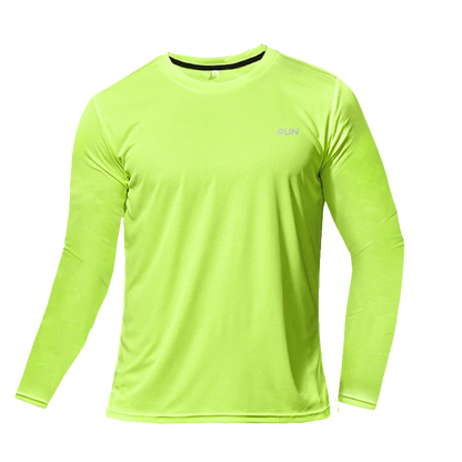 Quick Dry Breathable T-Shirt Sports Tops Training Clothes Long Sleeve T-Shirt Men's Autumn Running Gym Accessories Men Fitness