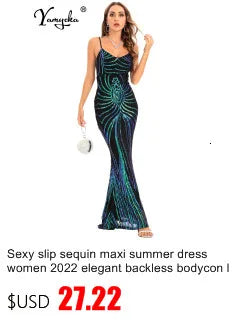 Sexy vintage backless sequin bodycon summer dress women elegant luxury birthday party dress womens prom evening dresses vestidos