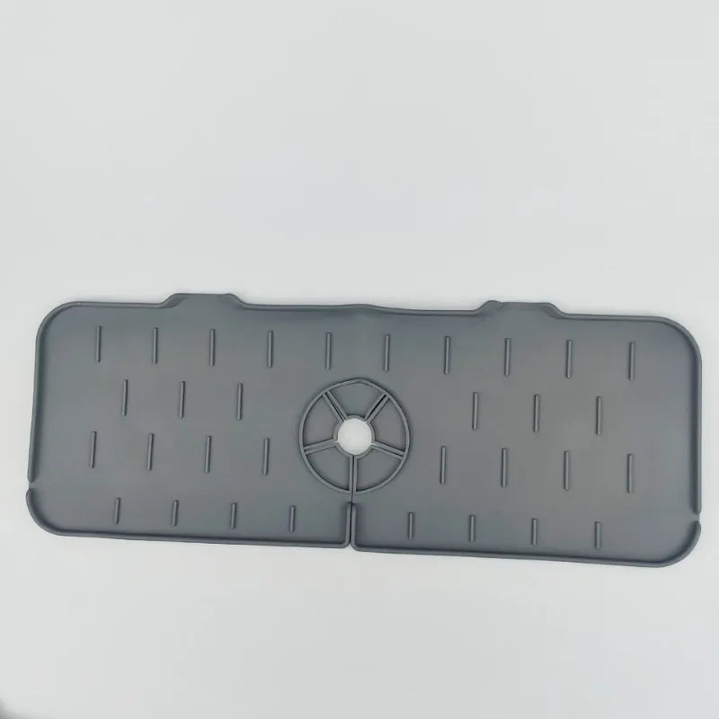 Kitchen Faucet Mat Sink Draining Pad Water Drying Pads Splash Water Catcher Mat Splash Proof Silicone Pad Sink Counter Pad