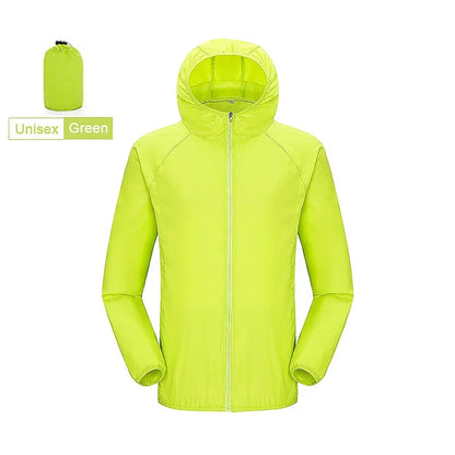 LNGXO Unisex Hiking Jacket Men Women Waterproof Quick Dry Camping Windbreaker Trekking Fishing Rain Coat Outdoor Anti UV Clothes