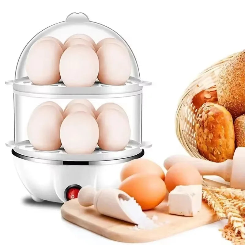 2025 egg cooker is a breakfast artifact for lazy people at home. Mini multi-functional double-layer steamed corn and egg steamer