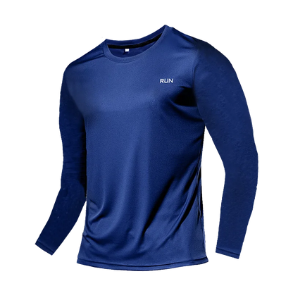 Quick Dry Breathable T-Shirt Sports Tops Training Clothes Long Sleeve T-Shirt Men's Autumn Running Gym Accessories Men Fitness