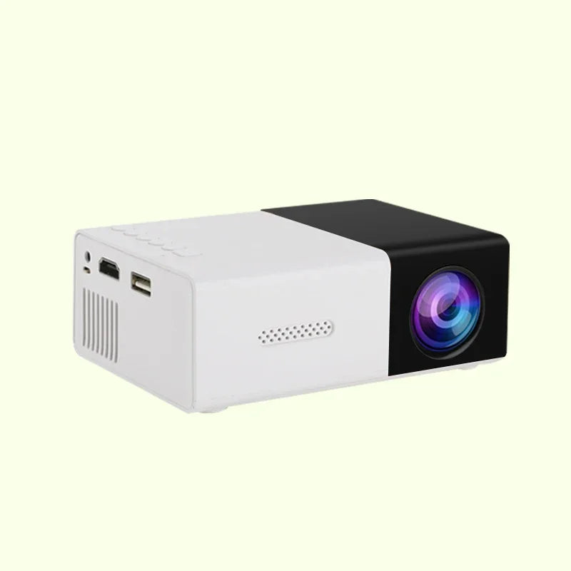 Proyector portátil YG300 para el hogar, conexión inalámbrica para teléfono móvil, compatible con USB, HDMI