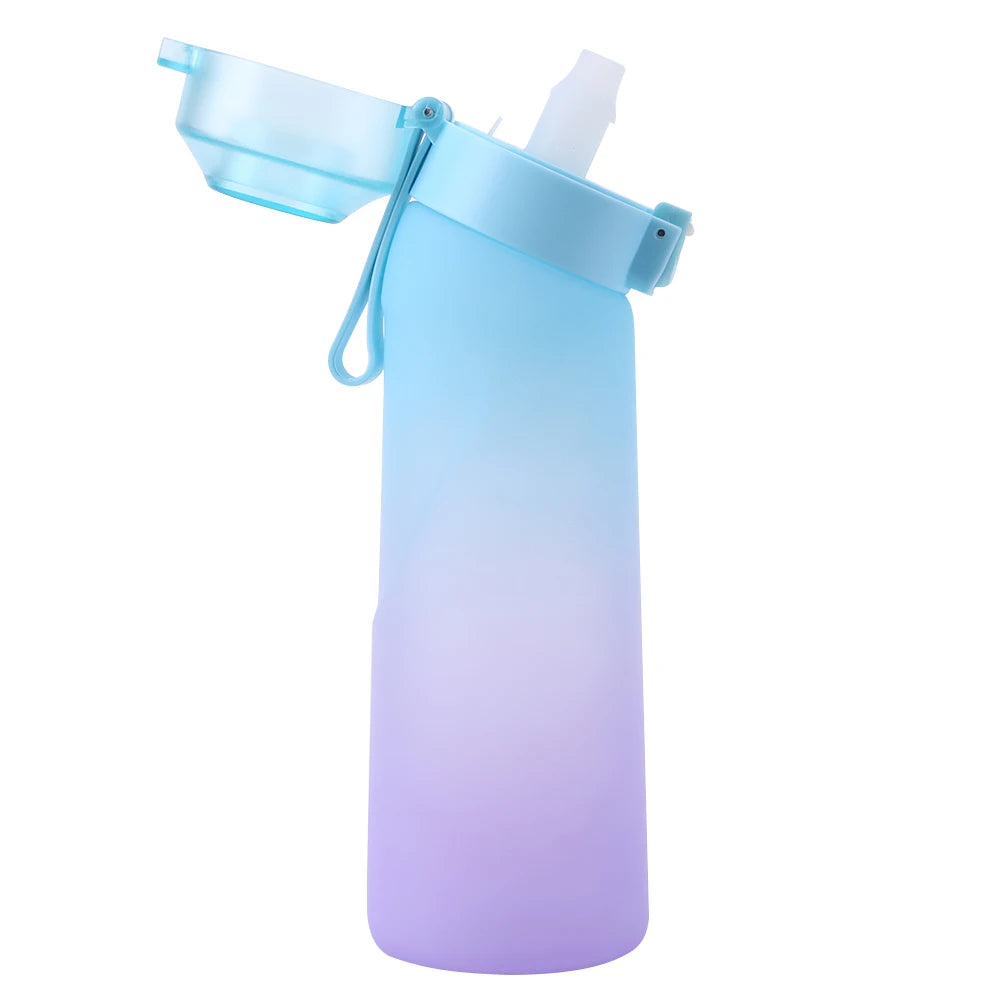 650ML Fragrance Smelling Water Bottle with Handle Flavor Pods Scent Water Cup BPA Free Scented Cup for Travel Climbing Hiking