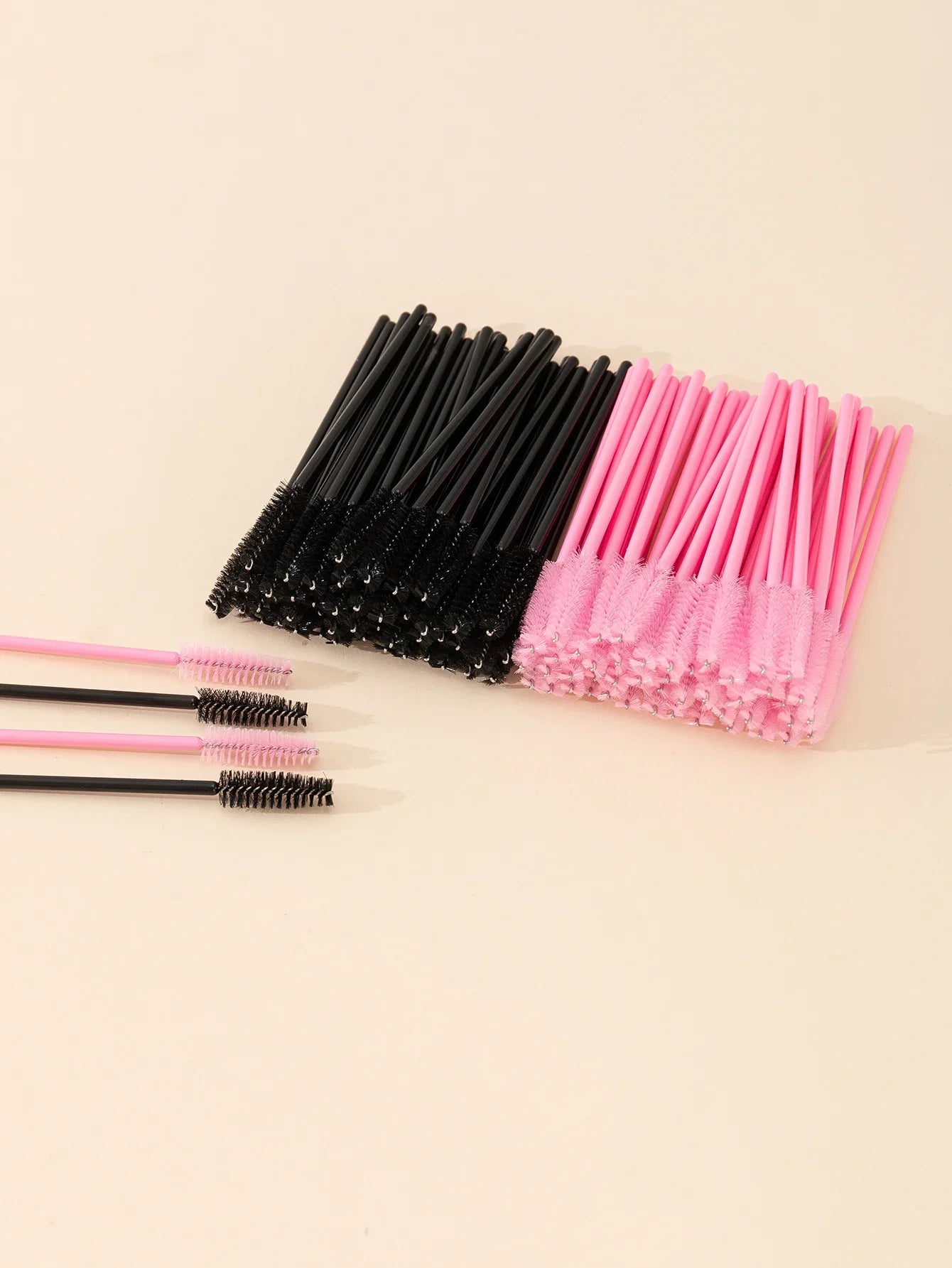 100PCS Eyelash Brushes Makeup Brushes Disposable Mascara Wands Applicator Spoolers Eye Lashes Cosmetic Brush,lash extension tool