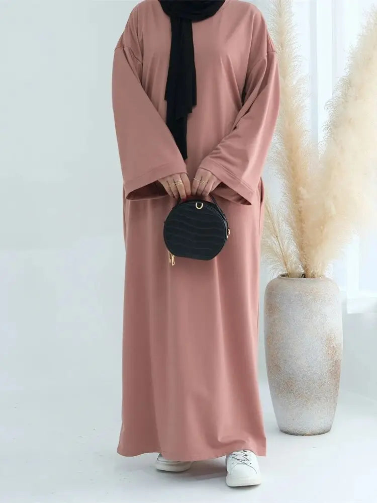 Eid Modest Clothing Muslim Kaftan Under Dress Abaya Dubai Islam For Women Robe Longue Caftan Marocain Femme Vestidos Musulmane