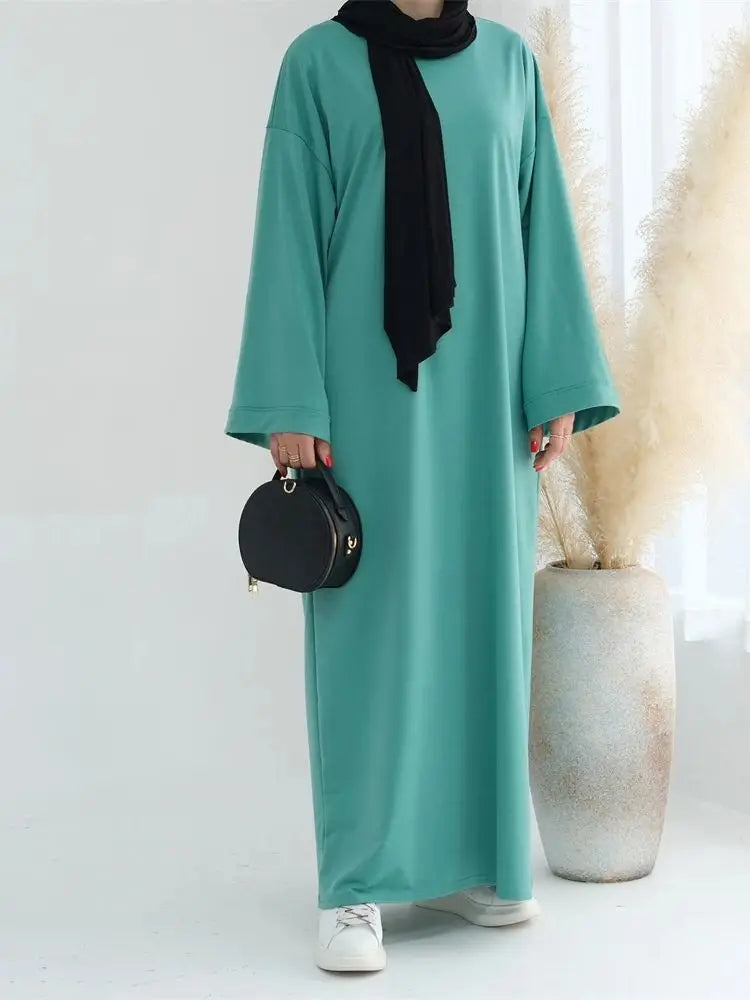 Eid Modest Clothing Muslim Kaftan Under Dress Abaya Dubai Islam For Women Robe Longue Caftan Marocain Femme Vestidos Musulmane