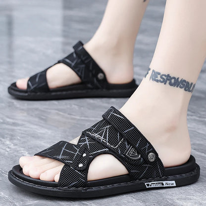 Mens Shoes 2024 Sandles Slippers for Men Sandals Leather Men's Sandals Cheap Summer Birkinstock Homme Adult Men's Sandal Genuine