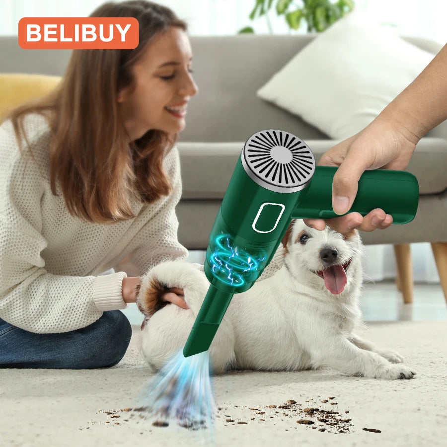 BELIBUY Car Vacuum Cleaner Portable Powerful Wireless Vacuum Cleaner Home Carpet Cleaner Home Appliance Mini Cleaning Machine