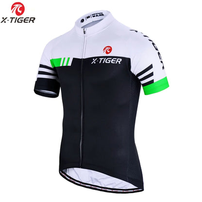 X-TIGER Cycling Jersey Set Men's Cycling Set Summer Outdoor Sport Bicycle Wear Clothing Breathable Bike Clothes MTB Cycling Suit