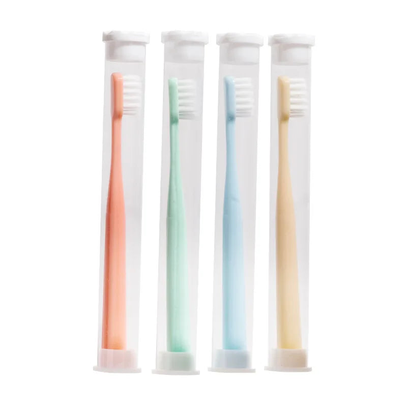 4-8pcs Extra Soft Toothbrush Children Toothbrushes Small Head Soft Bristle Kids Teeth Brush Trave Portable Oral Care Tool