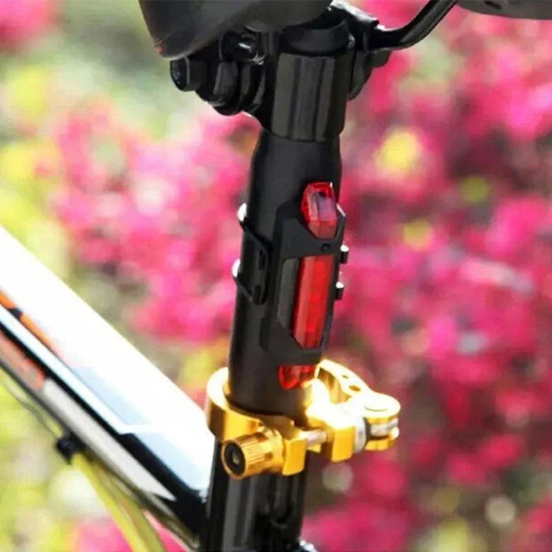 Bicycle Light Waterproof Rear Tail Light LED USB Style Rechargeable or Battery Style Bike Cycling Portable Light