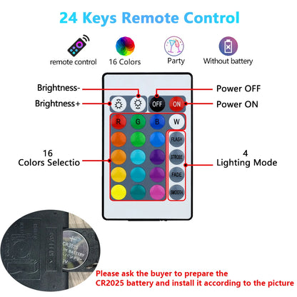 LED Light Bulbs AC 220V E27 RGB Bombillas LED Lamp IR Remote Control Changeable Colorful RGB White Ampoules Spotlight Led Bulb