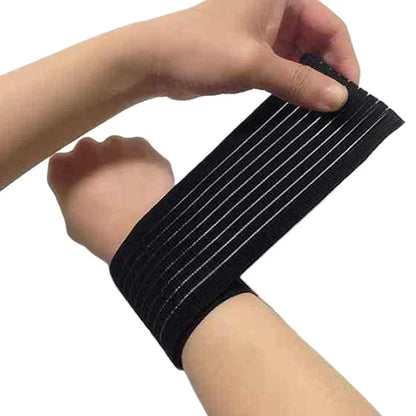 1pc Elastic Wrist Brace Gym Sport Bandage Guard Support Wristband Wrist Brace Wrap Tennis Cotton Weat Band Fitness Powerlifting