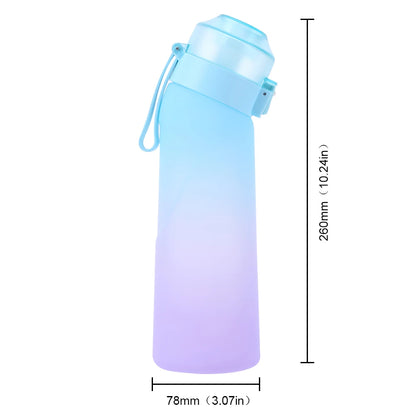 650ML Fragrance Smelling Water Bottle with Handle Flavor Pods Scent Water Cup BPA Free Scented Cup for Travel Climbing Hiking