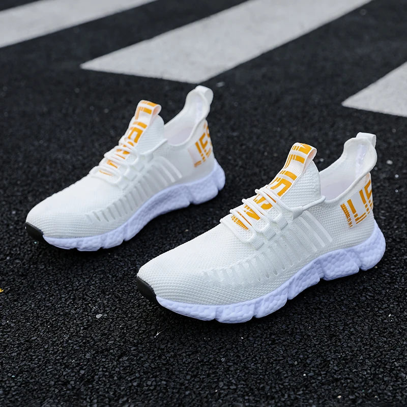 Male Sneakers Summer Men's Trendy Sports Lightweight Casual Running Breathable Mesh Comfortable Tennis Shoes Zapatillas Hombre