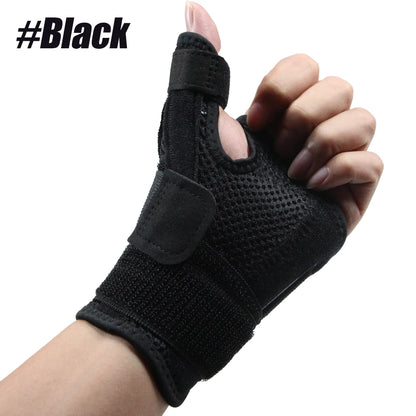 1Pcs Men Women Thumb Stabilizer, Wristband Support Bandage Sports Gym Hand Protector Pain Relief Left Right Hand Immobilizer