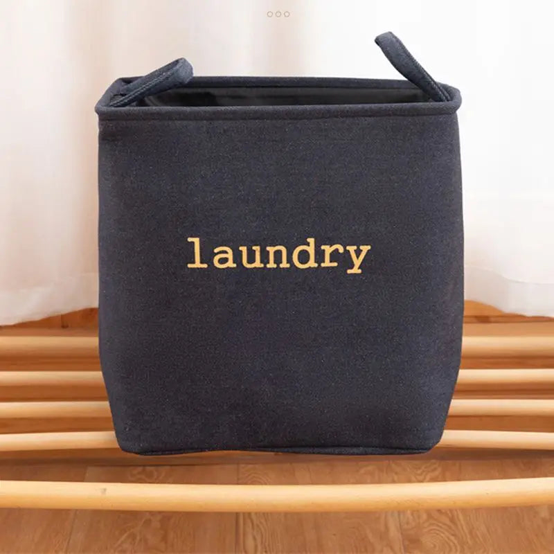 Jute Cloth Art Dirty Clothes Collection Basket Light Luxury Home Bathroom Foldable Laundry Basket Large Capacity Storage