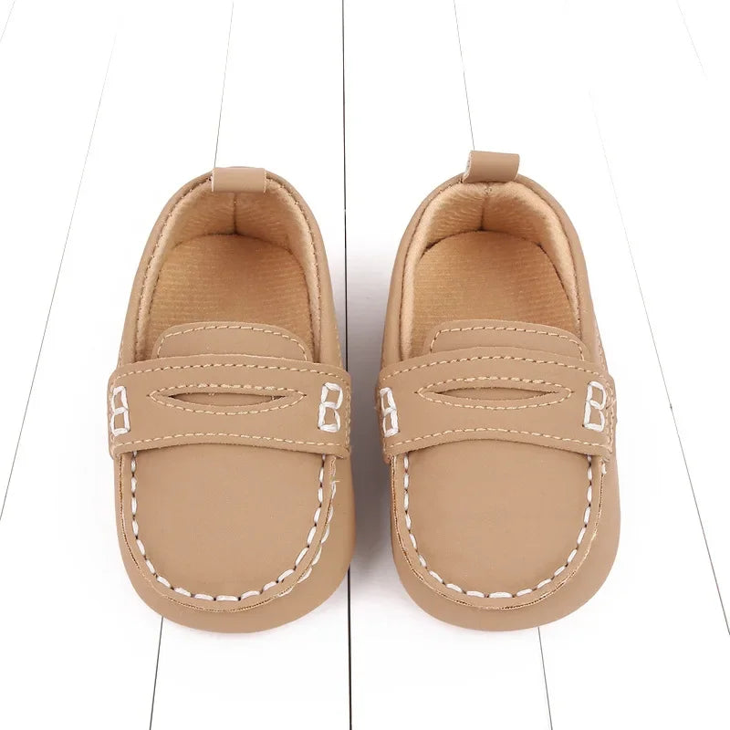 Fashion Designer Baby Boy Shoes Slip-on Loafers Newborn Infant First Walkers Toddler Boy Sneakers Breathable Casual Shoes