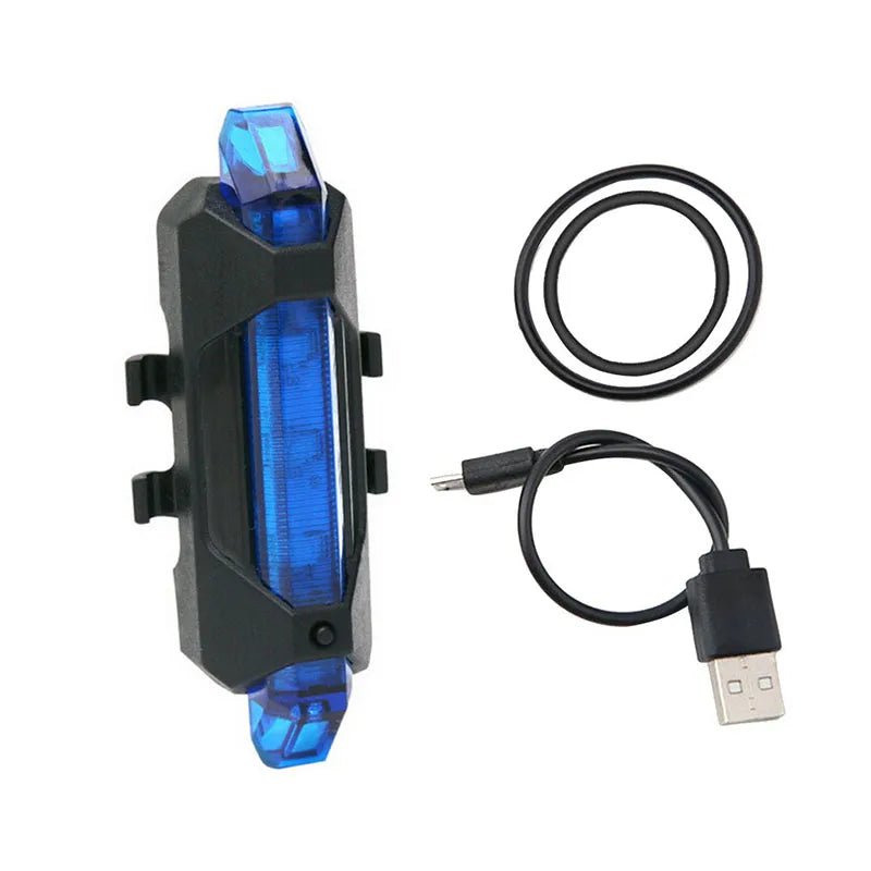 Bicycle Light Waterproof Rear Tail Light LED USB Style Rechargeable or Battery Style Bike Cycling Portable Light