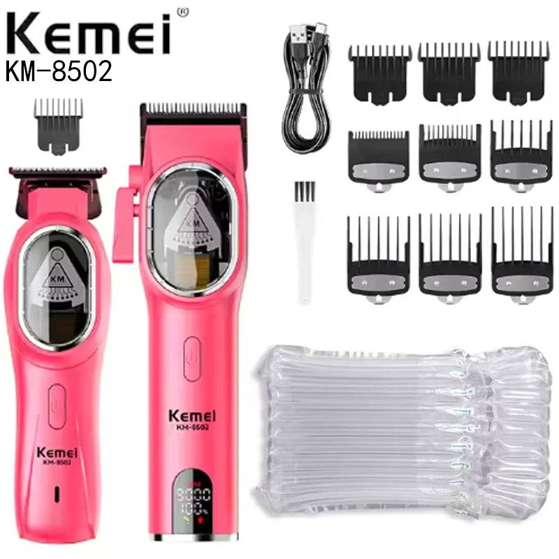 Kemei 8502 Combo Professional Hair Clipper Electric Beard & Hair Trimmer Barber Cordless Electric Hair Cutting Machine