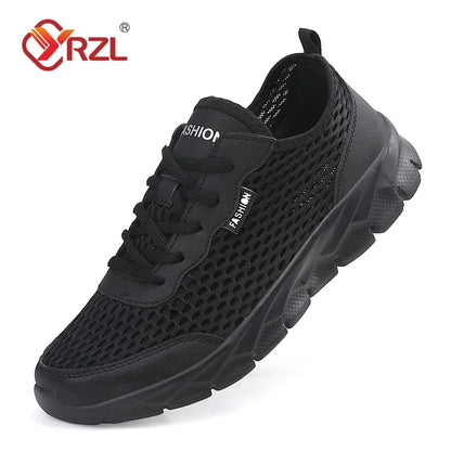 YRZL New Running Shoes for Men Breathable Sports Shoes Light Weight Fashion Summer Breathable Sneakers for Men Plus Size 38-48