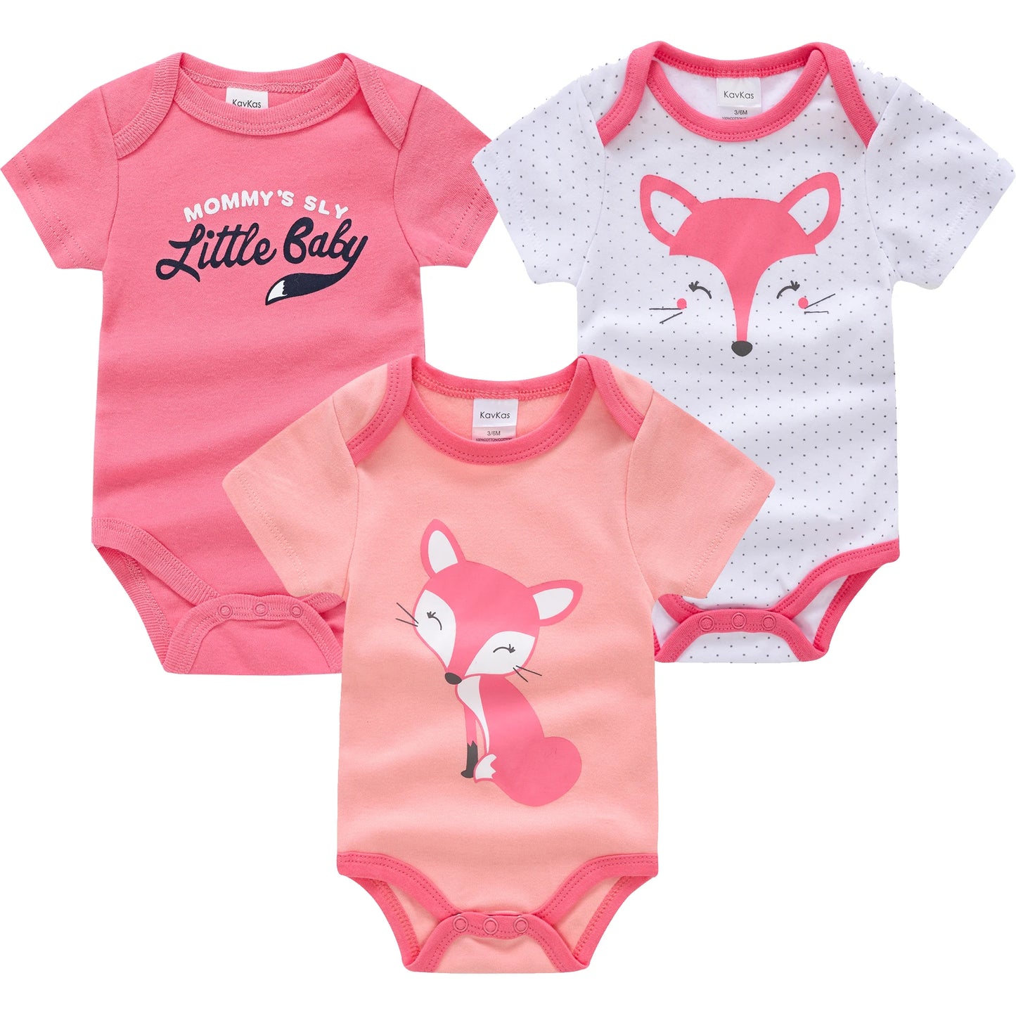 3/6 pcs a lot Baby Girls Clothes  pour nouveaux Cotton Short Sleeve Girl Bodysuit 0-12 Months Newborn Boys Clothing Toddler