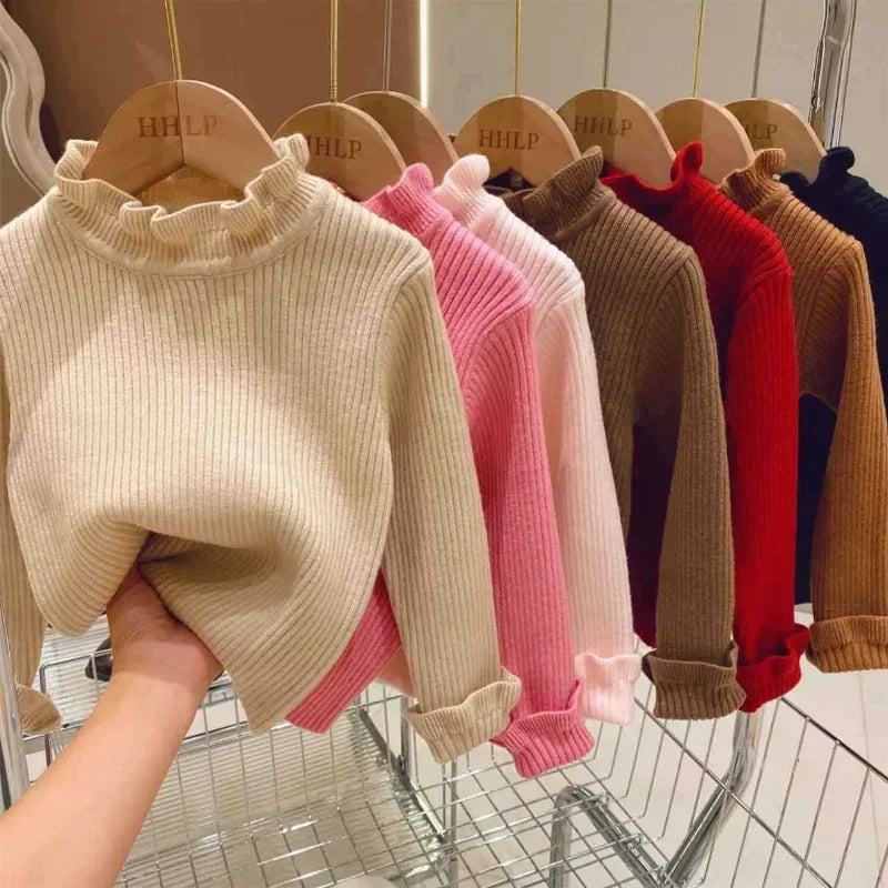 0-7Y Autumn New Baby Boys Girls Clothes Baby Sweater Toddler Knit Sweater Newborn Knitwear Long Sleeve Cotton Baby Pullover Tops