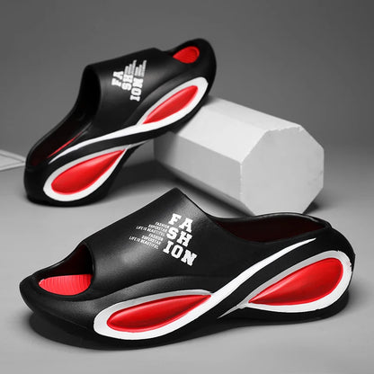 2024 New Men's Slippers Indoor Outdoor Sandals Beach Comfortable Soft Slides Men Casual Shoes Flip-flops Home Slippers Sandals