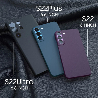 ZUOKEAI Original For Samsung Galaxy S22 Ultra S23 Ultra S21 Case High Quality Leather Cover S22 + Premium Full Protect Protector