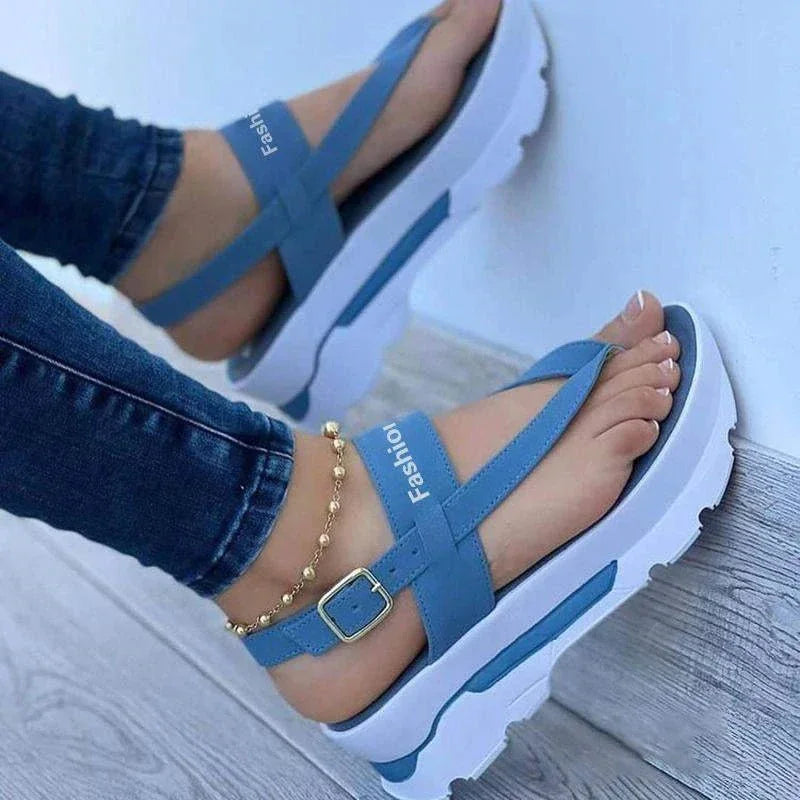 2023 New Sandals Shoes Women Flip Flops Women's Shoes Casual Ladies Shoes Buckle Women Shoe Open Toe Slipper Female Footwear