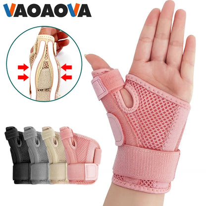 1Pcs Men Women Thumb Stabilizer, Wristband Support Bandage Sports Gym Hand Protector Pain Relief Left Right Hand Immobilizer