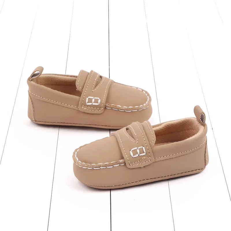 Fashion Designer Baby Boy Shoes Slip-on Loafers Newborn Infant First Walkers Toddler Boy Sneakers Breathable Casual Shoes