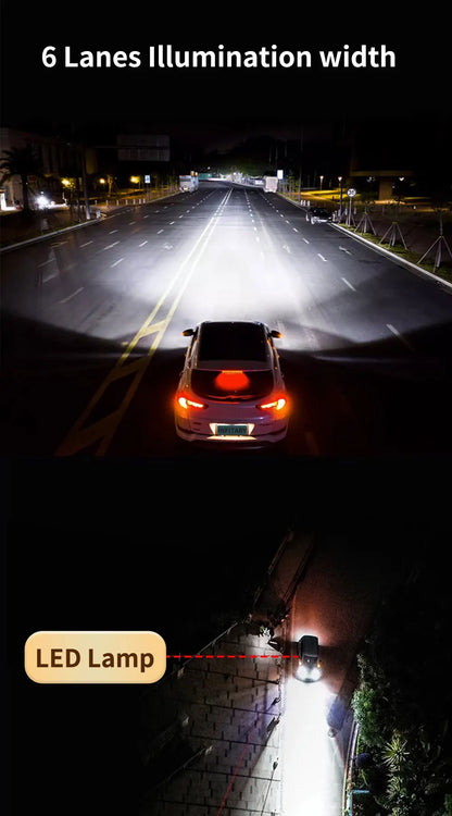 Infitary H7 H4 LED Car Headlights H11 H1 9005 9006 Lamp for Auto 6500K Super Bright Bulbs Automobile Accessories Kits Moto Light