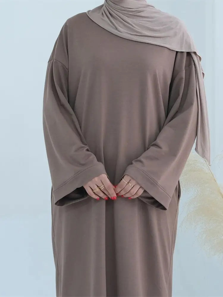 Eid Modest Clothing Muslim Kaftan Under Dress Abaya Dubai Islam For Women Robe Longue Caftan Marocain Femme Vestidos Musulmane