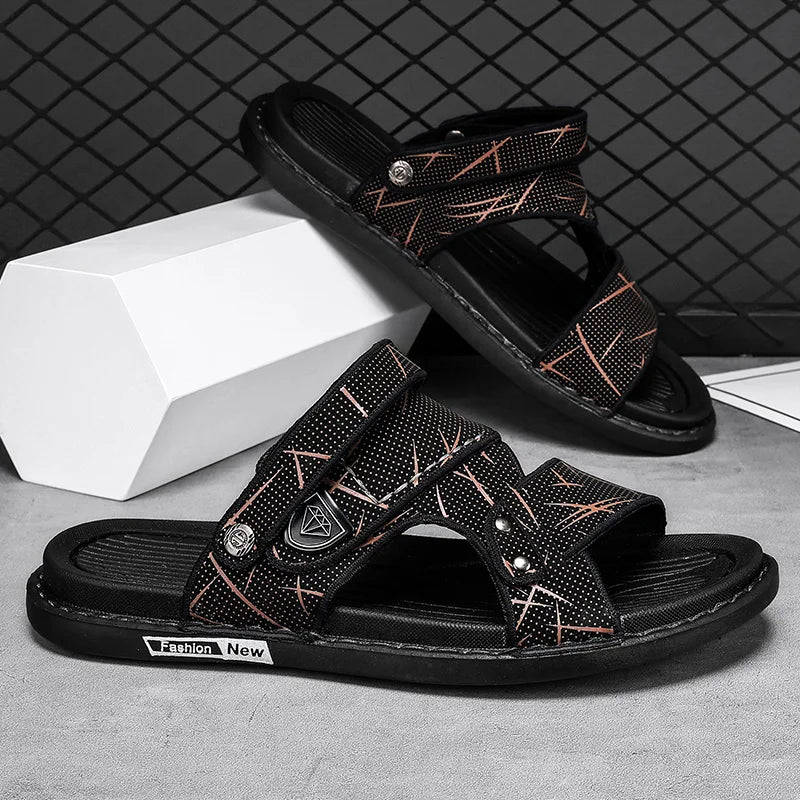 Mens Shoes 2024 Sandles Slippers for Men Sandals Leather Men's Sandals Cheap Summer Birkinstock Homme Adult Men's Sandal Genuine