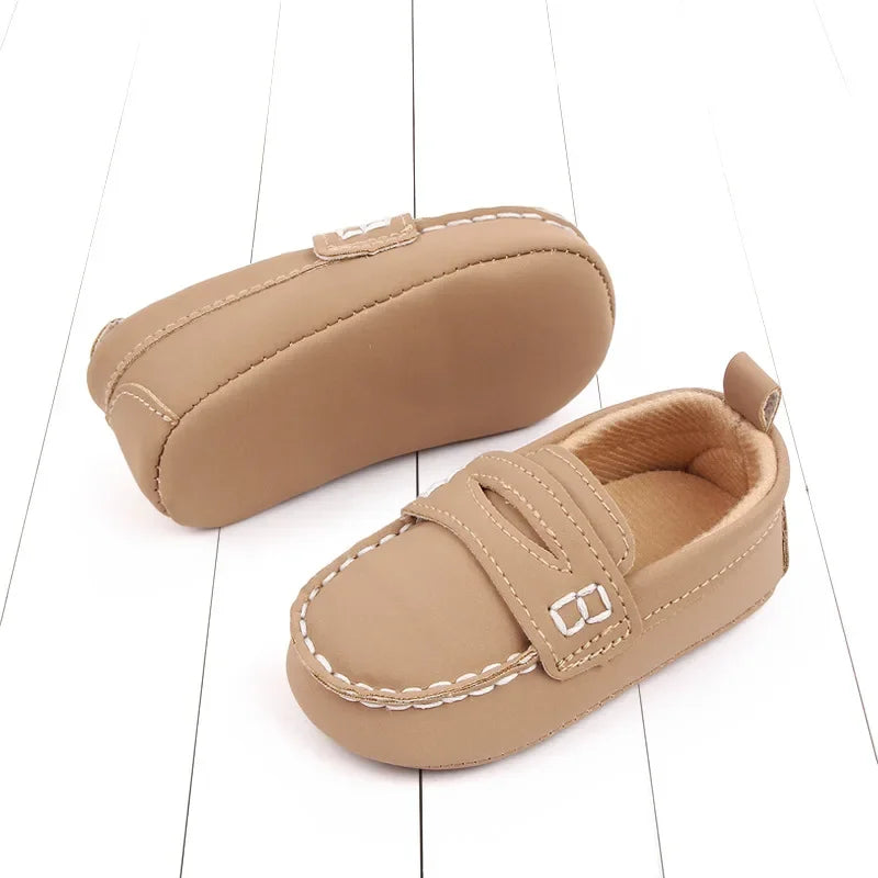 Fashion Designer Baby Boy Shoes Slip-on Loafers Newborn Infant First Walkers Toddler Boy Sneakers Breathable Casual Shoes